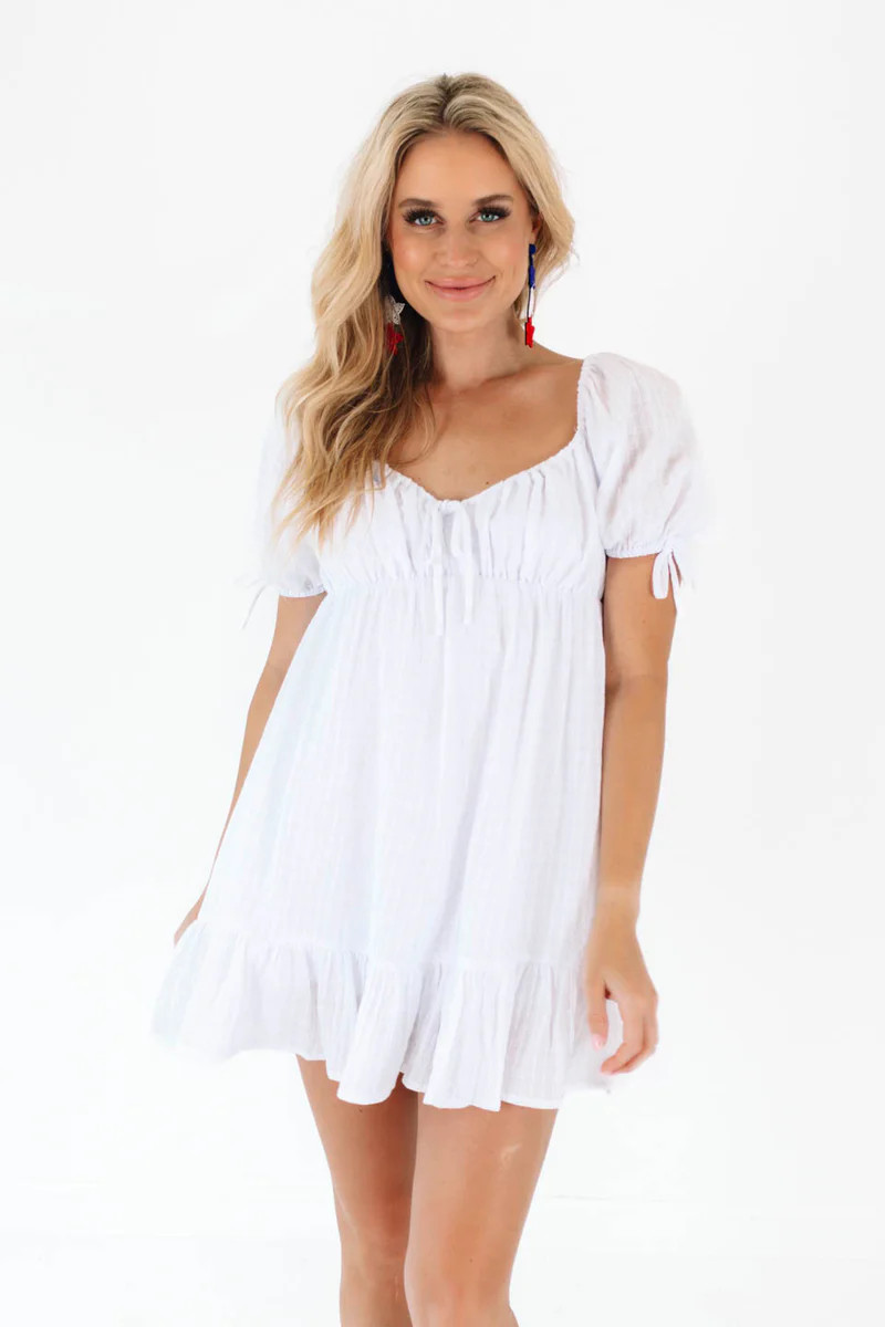 Pure Heart Romper - White | The Impeccable Pig