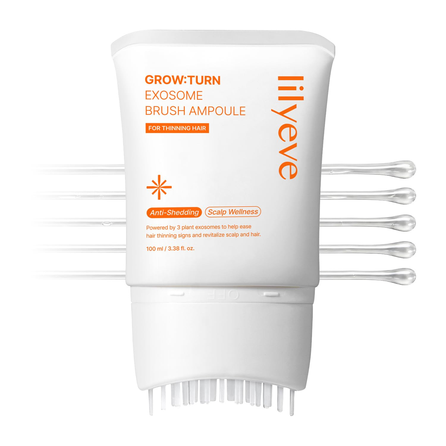 lilyeve GROWTURN Exosome Hair Growth Serum with Built-In Brush, 3.38 fl oz | Amazon (US)