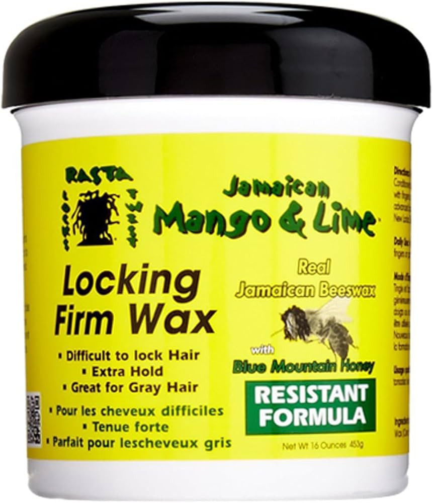 Jamaican Mango & Lime, Locking Firm Hair Wax Extra Hold With Real Beeswax & Honey, 16 Oz | Amazon (US)