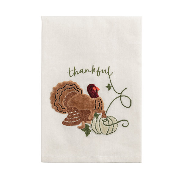 Turkey Velvet Towel | Mud Pie