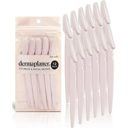 Kitsch Shaping Dermaplaning Tool for Eyebrow & Face Pink (1 Pack) | Walmart (US)