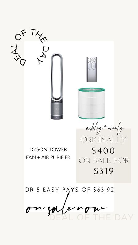Dyson tower fan and air purifier - purifier on sale - dyson on sale - home on sale 

#LTKhome #LTKfamily #LTKsalealert