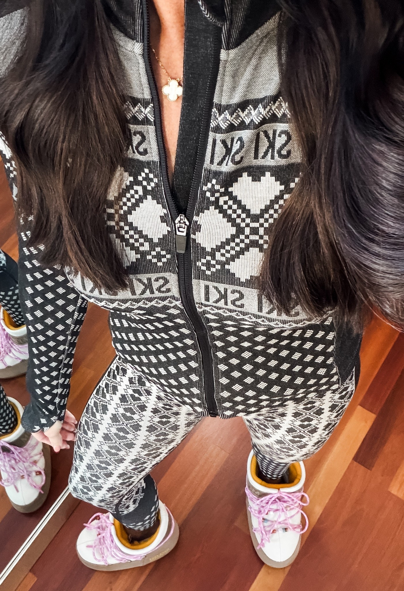 The cutest Apres ski set 
Wearing a small in both 

#LTKFindsUnder50 #LTKGiftGuide #LTKActive