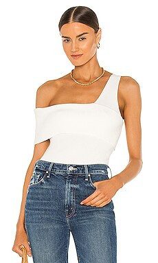 Sylvie Sleeveless Top in White | Revolve Clothing (Global)