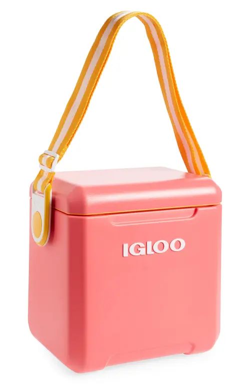 IGLOO Cotton Candy Tagalong 11-Quart Cooler in Pink/Orange at Nordstrom, Size 11 Oz | Nordstrom
