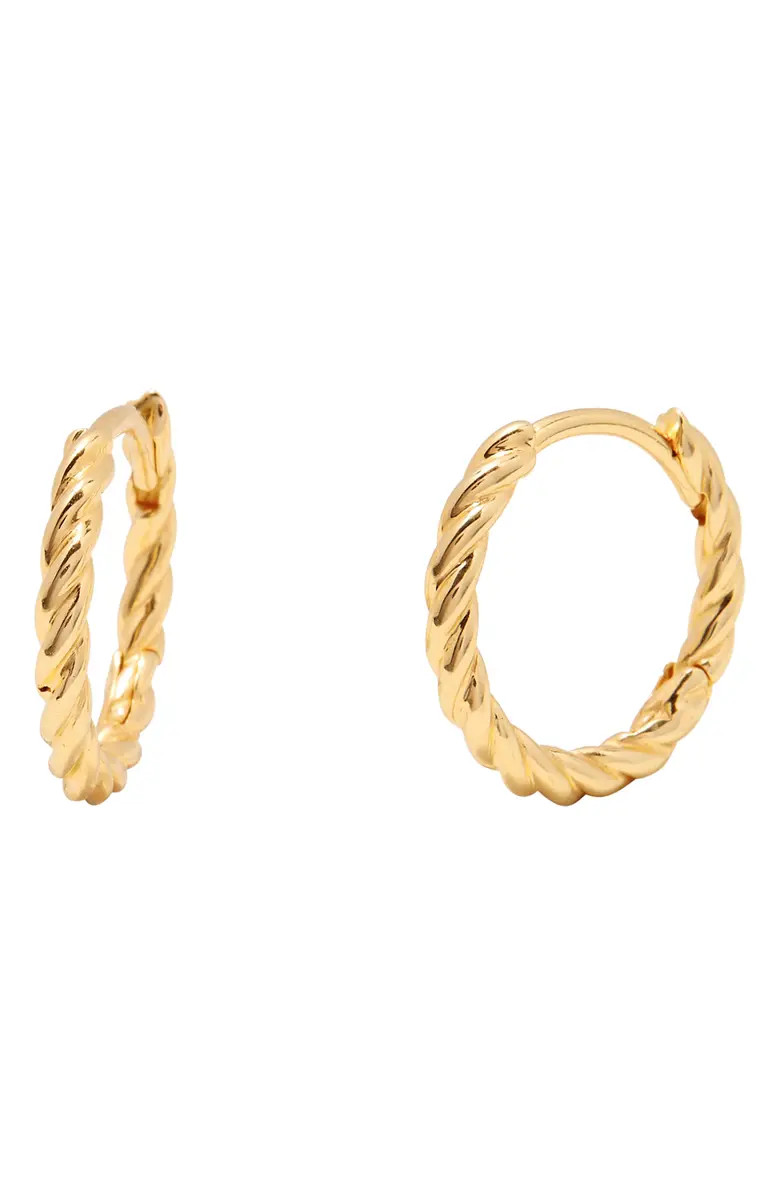 Brook and York Lottie Twisted Hoop Earrings | Nordstrom | Nordstrom