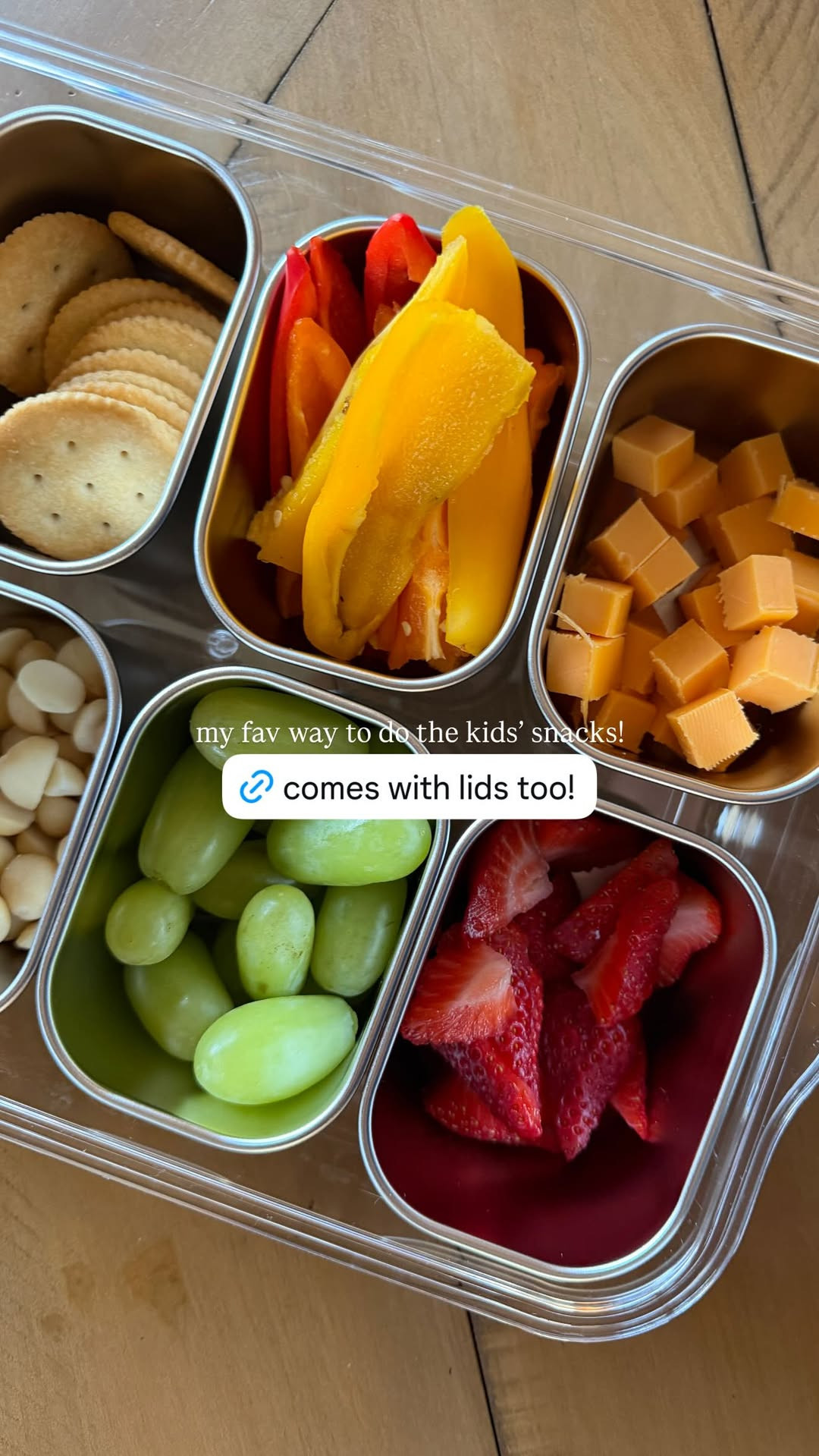 my fav way to do the kids' snacks & it comes with lids too! 

 #LTKmomlife #LTKHome #LTKKids