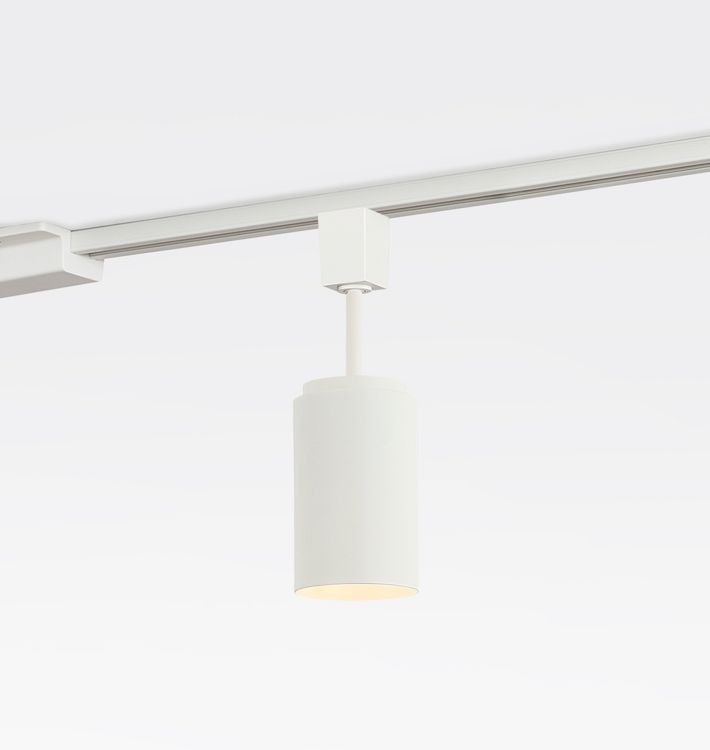 Paige 3-1/4" Cylinder Semi-Flush Track Light | Rejuvenation