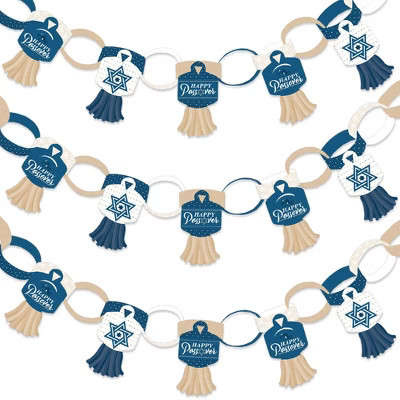 Big Dot of Happiness Happy Passover - 90 Chain Links and 30 Paper Tassels Decoration Kit - Pesach... | Target