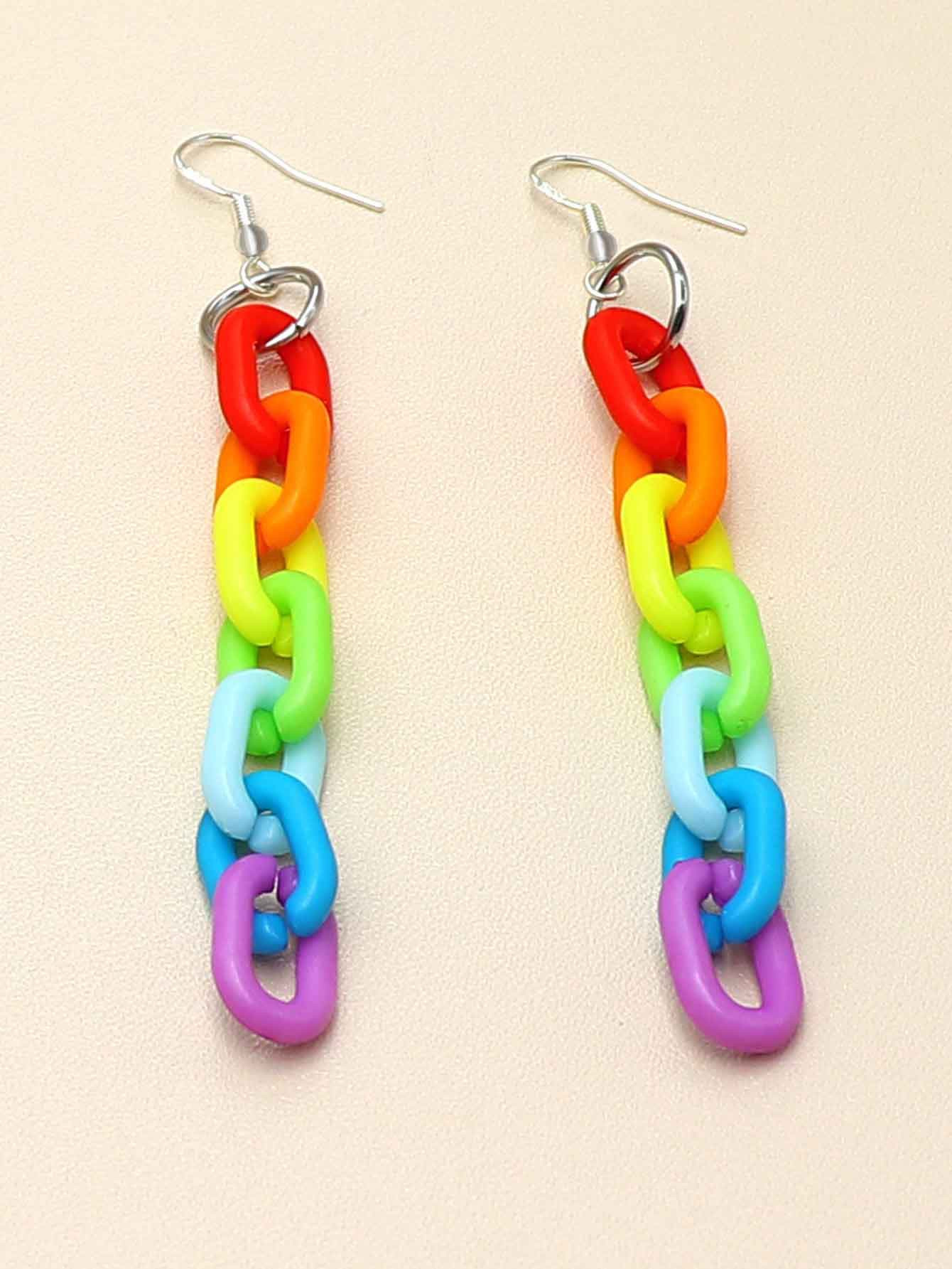 Chain Charm Drop Earrings | SHEIN