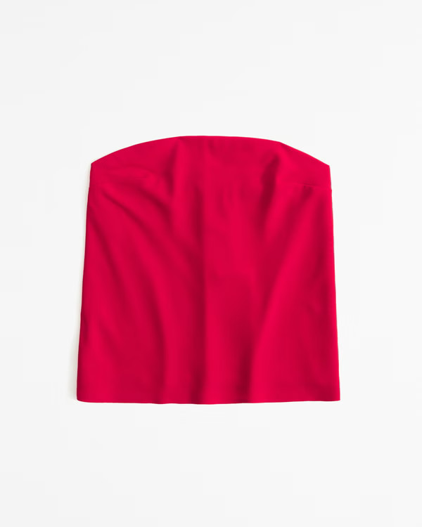 Women's Strapless Satin Set Top | Women's Matching Sets | Abercrombie.com | Abercrombie & Fitch (US)