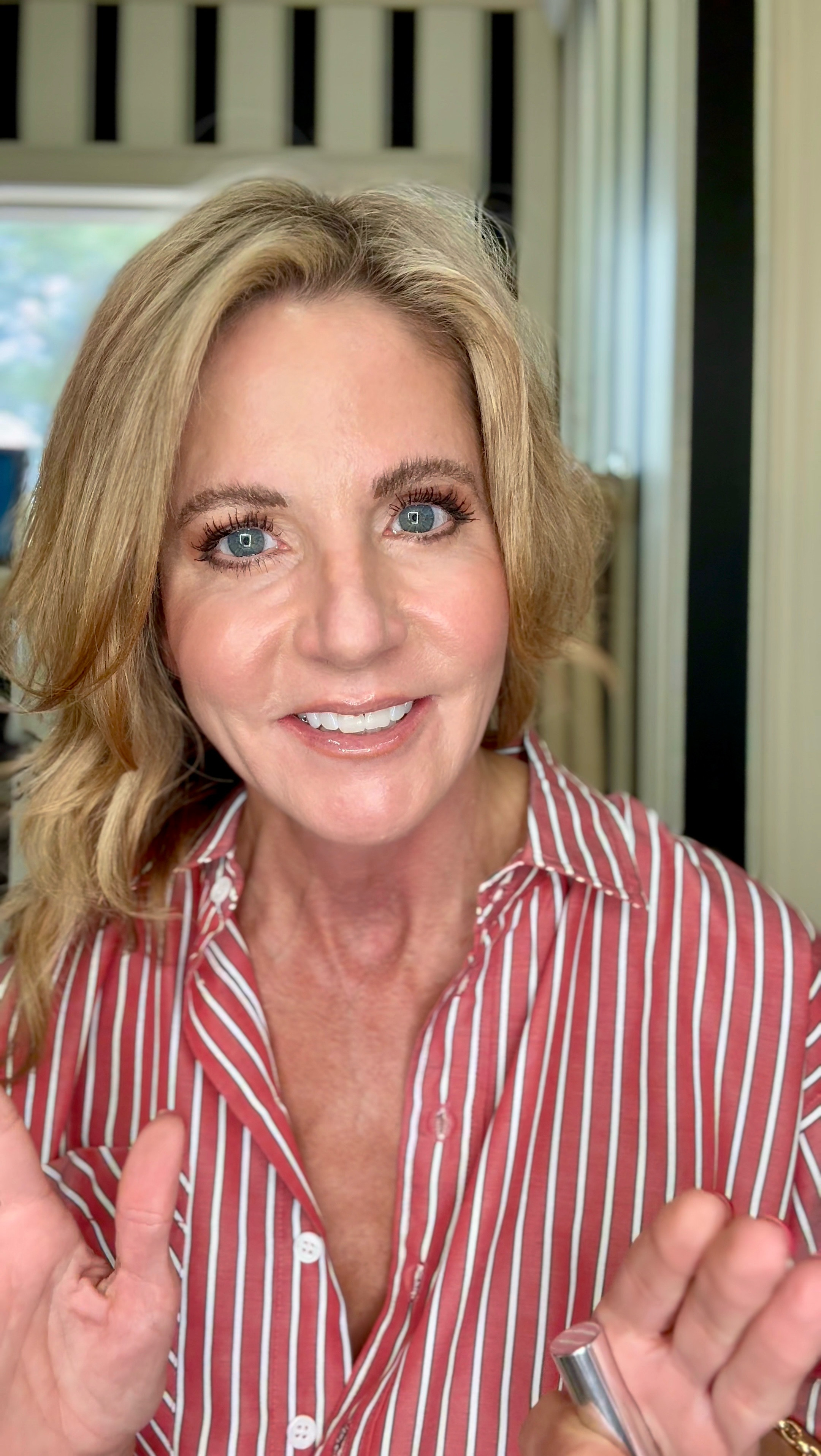 Crazy simple brow hack I wish I had known sooner!

Brow gel is clear (goes on white but dries clear). The pencil I’m using is in the shade Medium.

I’m in a XS in the top. It’s oversized so it runs very large  

#LTKBeauty #LTKWatchNow #LTKOver40