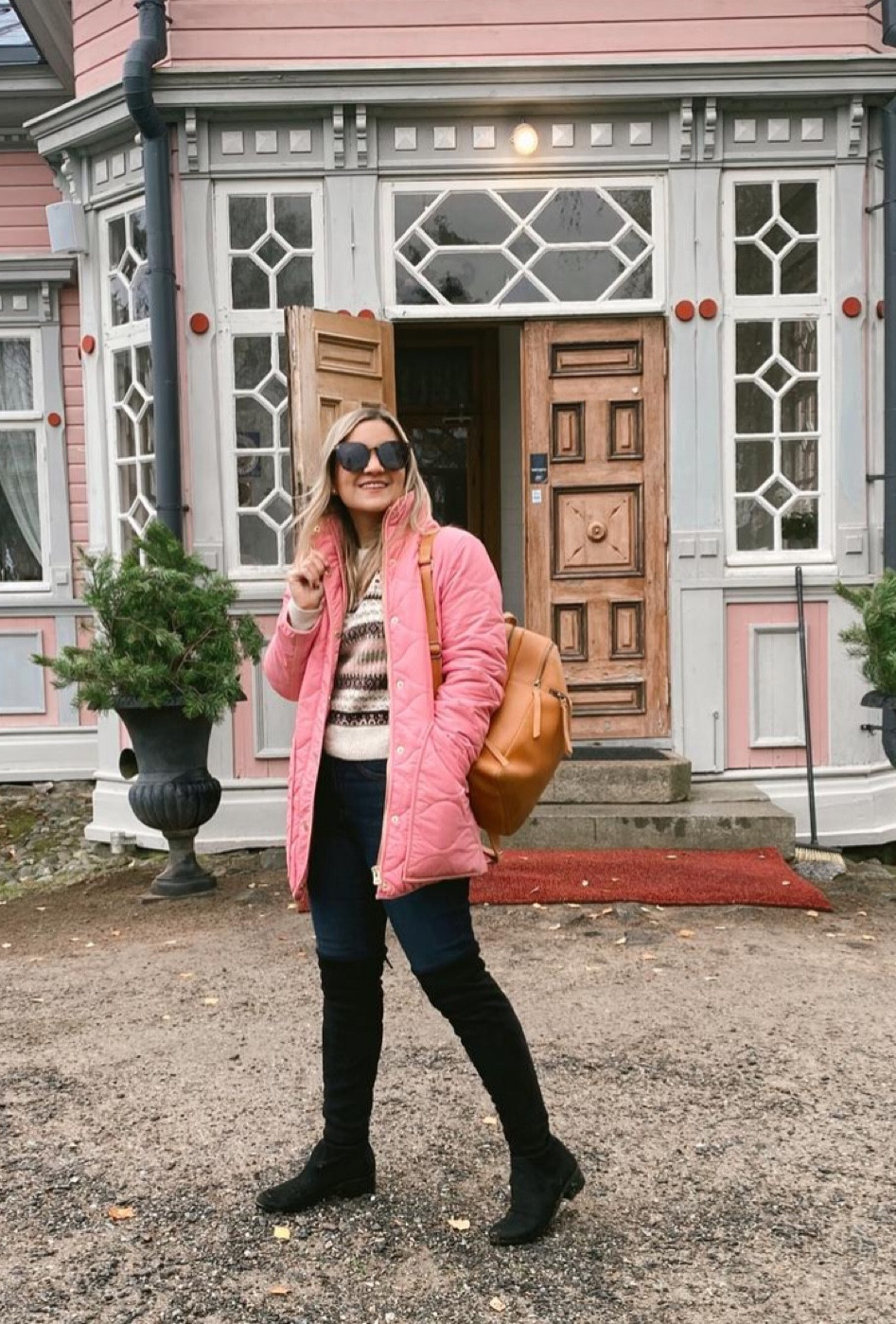 My leather backpack is 40% off with code LAURENNHOLIDAY40 - great for travel and/or work!
My coat is 50% off - I have a petite small!

#LTKsalealert #LTKCyberweek #LTKGiftGuide