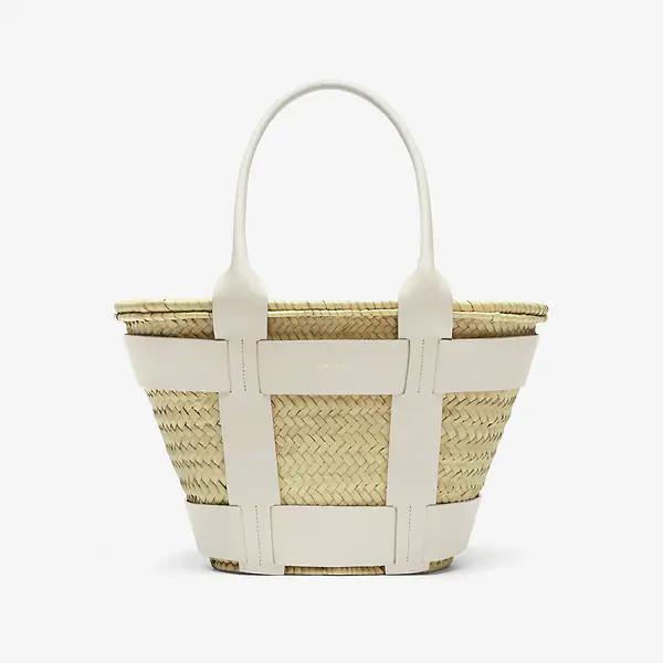 The Santorini | Natural Basket Off-White Smooth | DeMellier | DeMellier