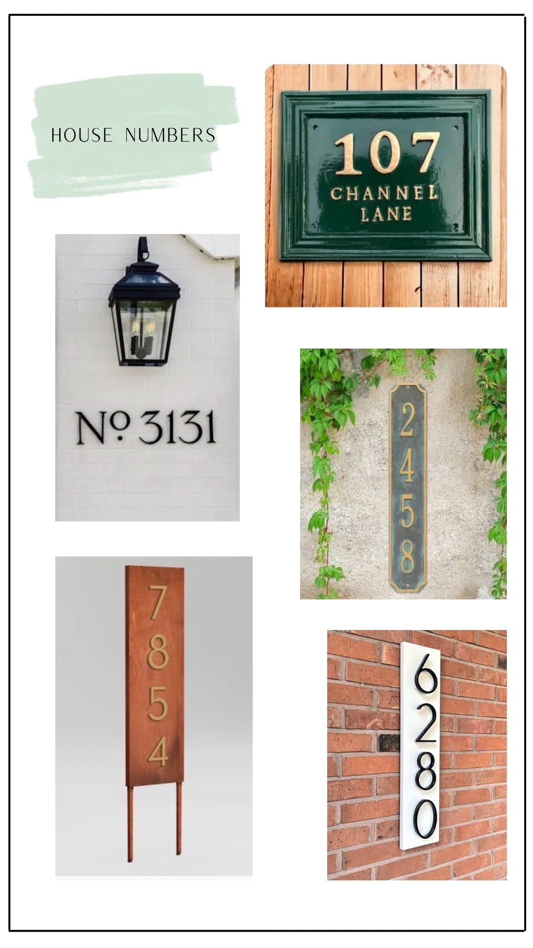 We’re doing lots of home updates right now and these are some of the house numbers I came across during my search! I can’t decide if I want a yard sign or numbers on the house.. 

#LTKHome #LTKSaleAlert #LTKFindsUnder50