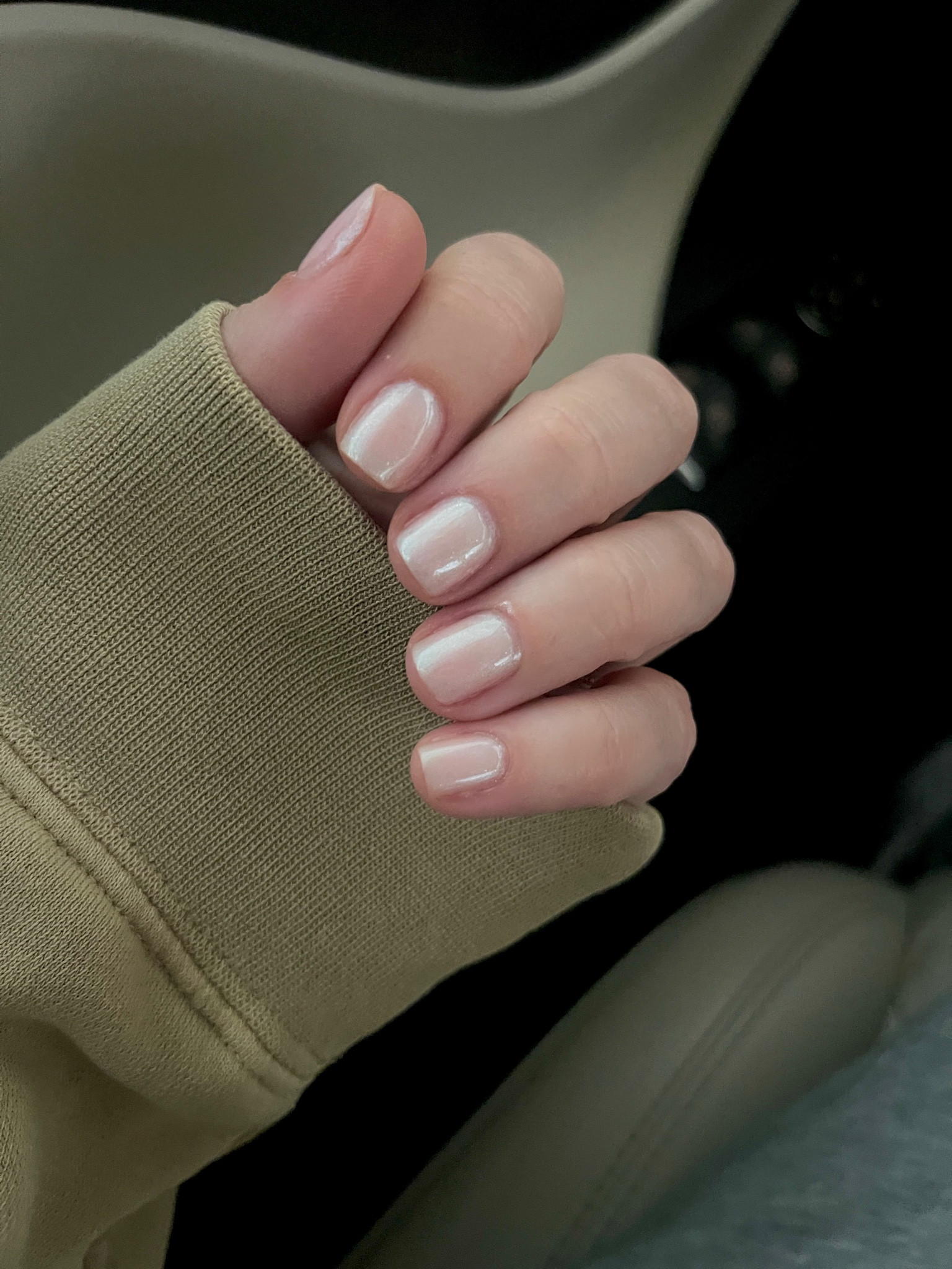 So beautiful it almost has a chrome effect on its own!

Essie Going Steady 

Great wedding mani idea! 

#LTKbeauty #LTKstyletip #LTKwedding