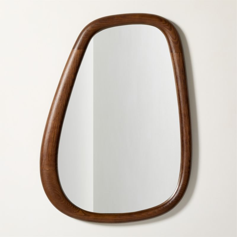 Kalle Wood Wall Mirror 35"x48" + Reviews | CB2 | CB2