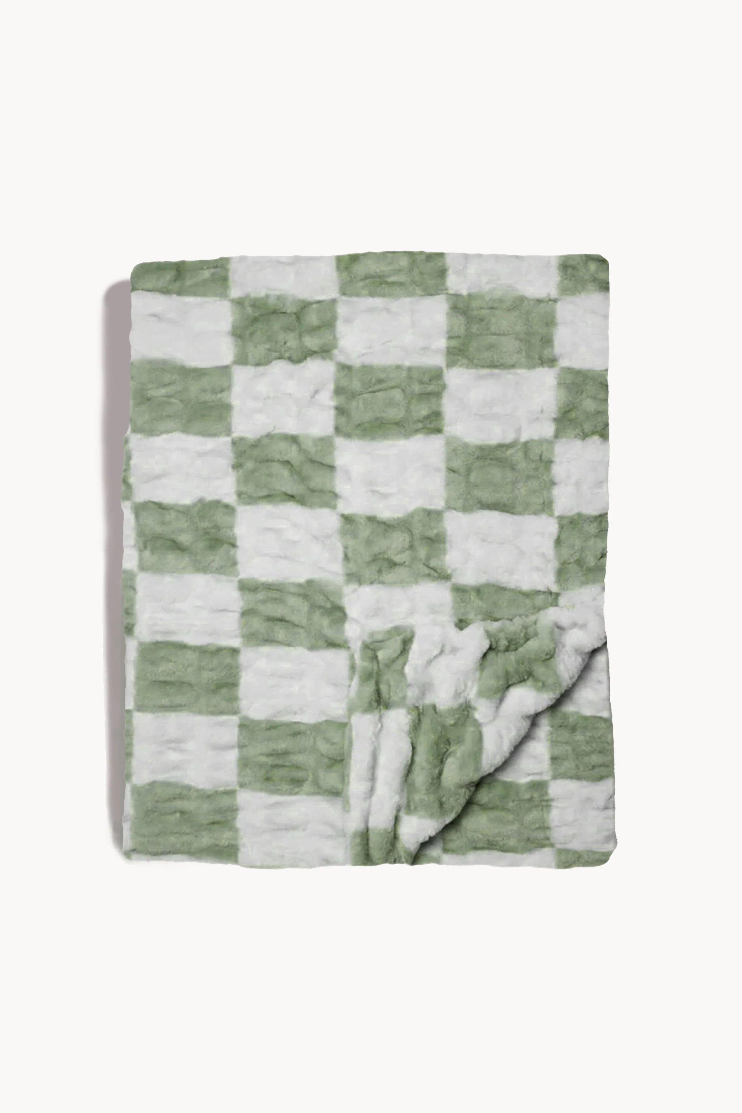 Matcha Check - Baby | Lola Blankets
