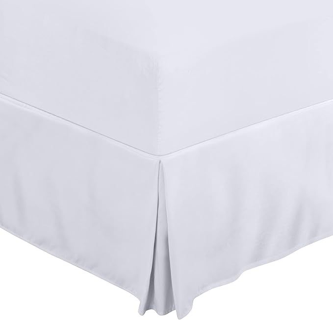 Utopia Bedding King Bed Skirt - Soft Quadruple Pleated Ruffle - Easy Fit with 16 Inch Tailored Dr... | Amazon (US)
