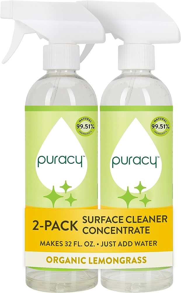 Puracy Everyday Surface Cleaner - Just Add Tap Water to Make 16 Ounces of Natural Household Clean... | Amazon (US)