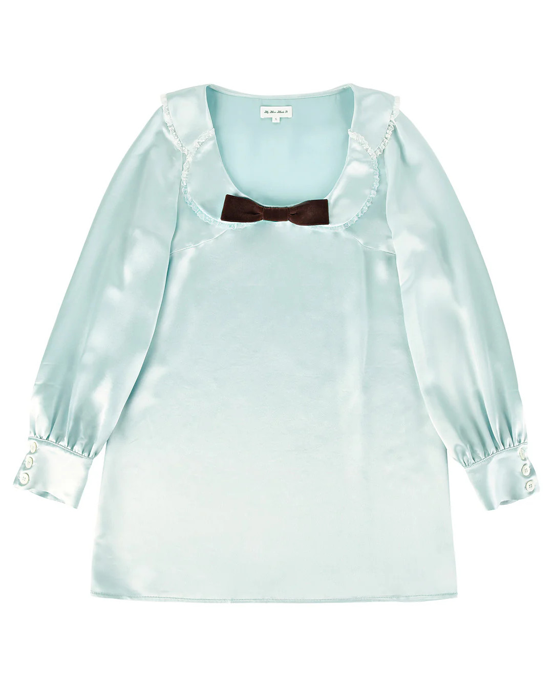 Dresses: Celeste Collar Shift Dress - Opal - My mum made it | My Mum Made It