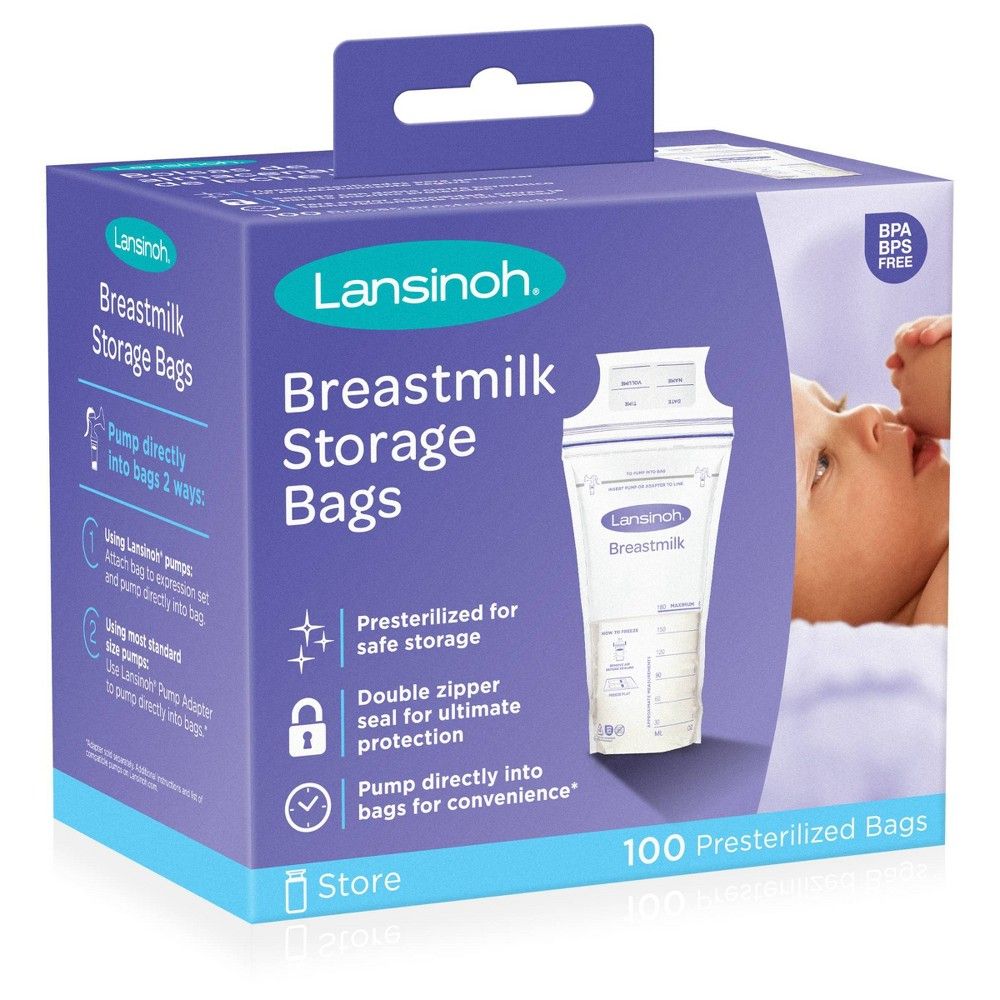 Lansinoh Breast Milk Storage Bags - 100ct | Target