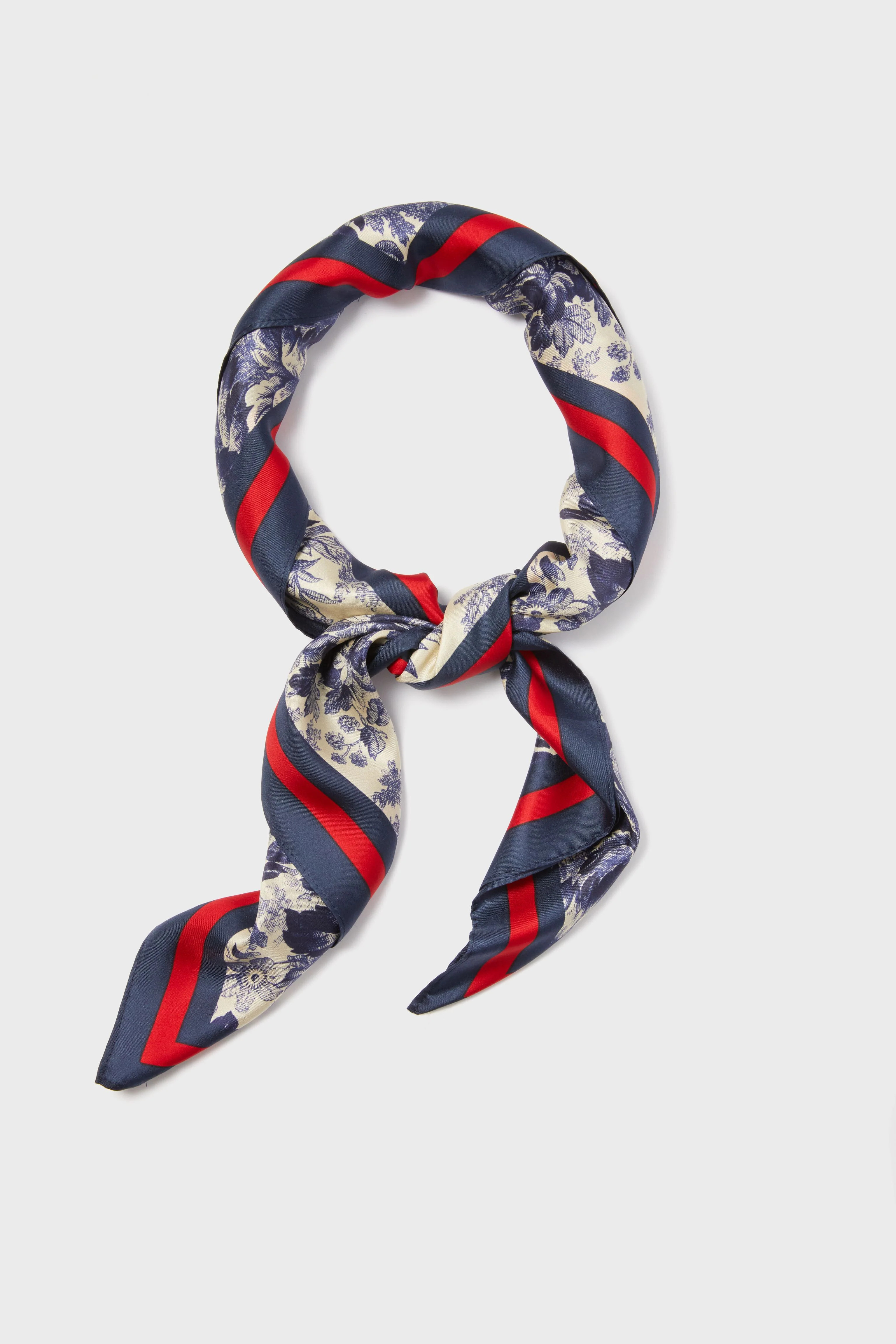 Stonewash Cypress Toile Medium Silk Scarf | Tuckernuck (US)