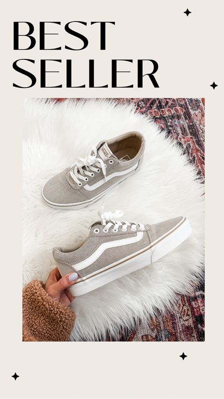 Grab these neutral Vans while they are back in stock! They go with literally everything & elevate any look. 🤍

Run: tts 

#LTKshoecrush #LTKsalealert #LTKunder100