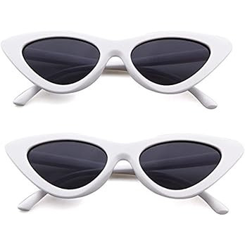 Retro Vintage Narrow Cat Eye Sunglasses for kids heart shaped sunglasses | Amazon (US)