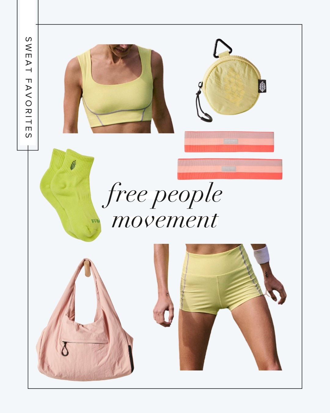 Free People Movement sweat favorites! The neon  set is perfect for any workouts!

#LTKSeasonal #LTKActive #LTKStyleTip