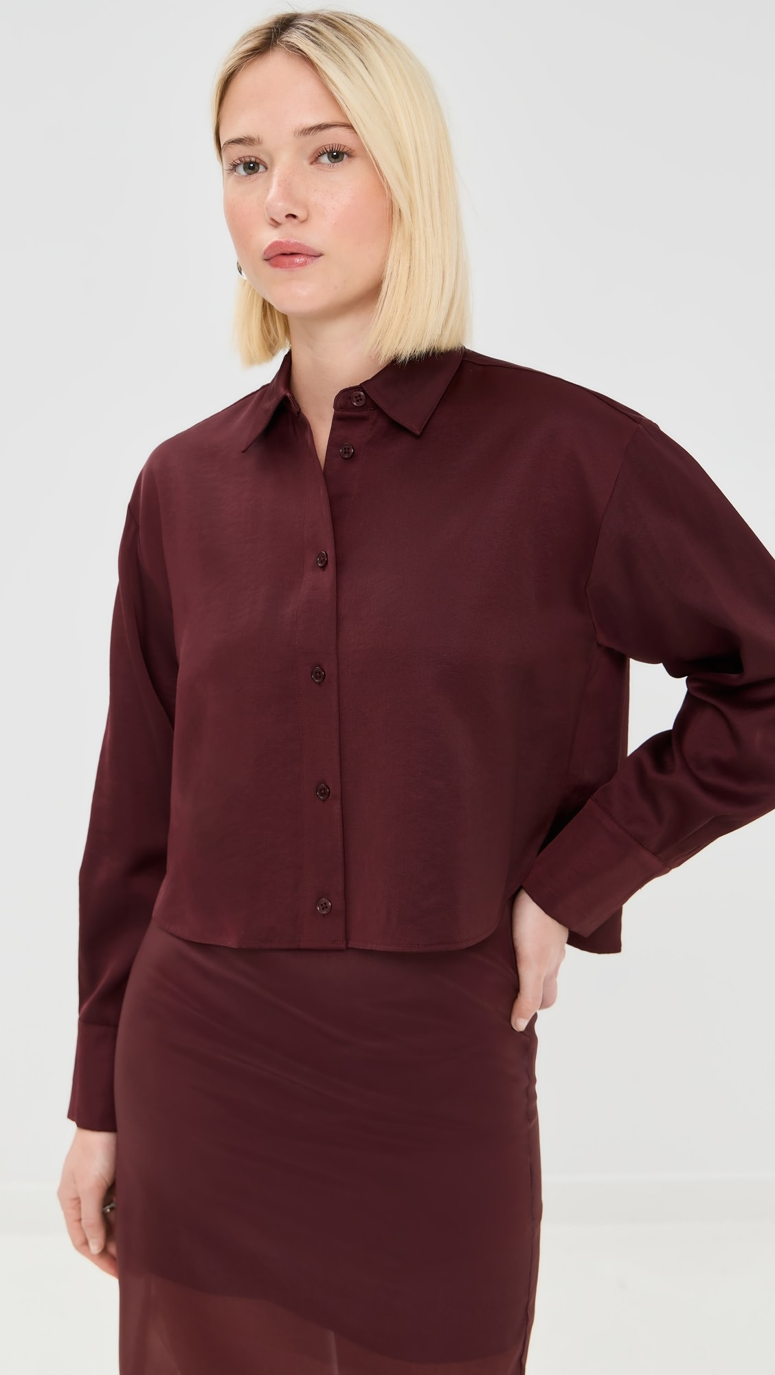 Felicity Satin Top | Shopbop