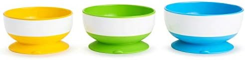 Munchkin Stay Put Suction Bowl, Pack of 3 | Amazon (US)