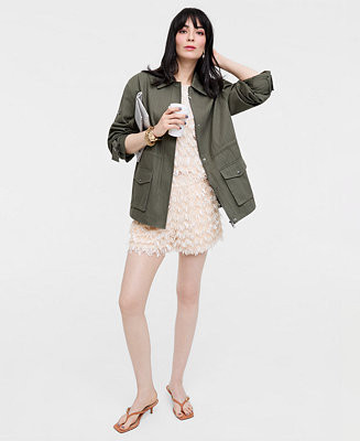 Women's Back Pocket Utility Jacket, Macy's Exclusive- Molly Rogers Capsule Collection - Macy's | Macy's