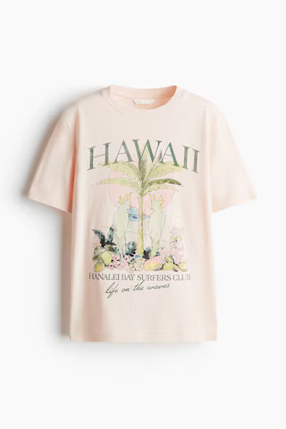H & M - T-Shirt mit Print - Orange - Damen | H&M (DE, AT, CH, NL, FI)