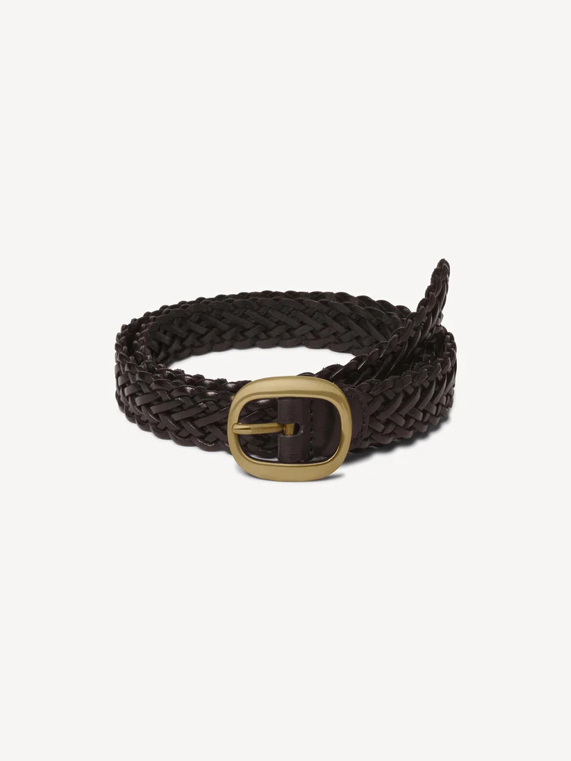 Brown Braided Leather Campus Belt - Buck Mason- Modern American Classics | Buck Mason