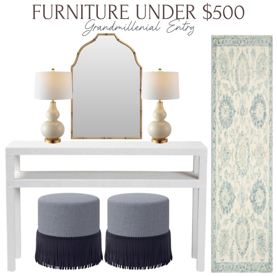 A preppy design for all the grandmillenial girlies 💙 perfect for leveling up any entryway, hallway or blank space in your home, using all furniture finds under $500!

#LTKSaleAlert #LTKFindsUnder100 #LTKHome