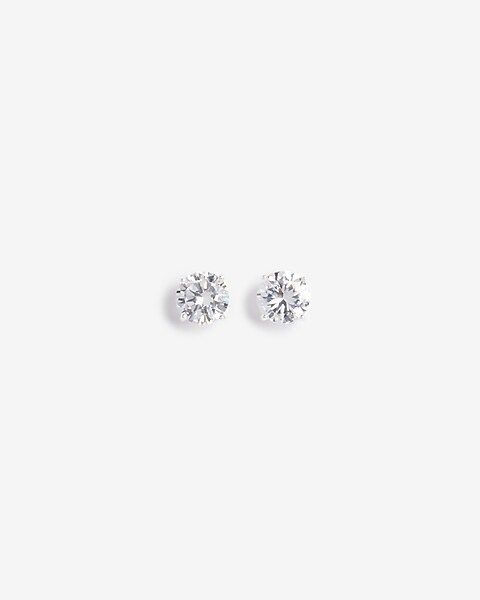 Cubic Zirconia Stud Earrings | Express