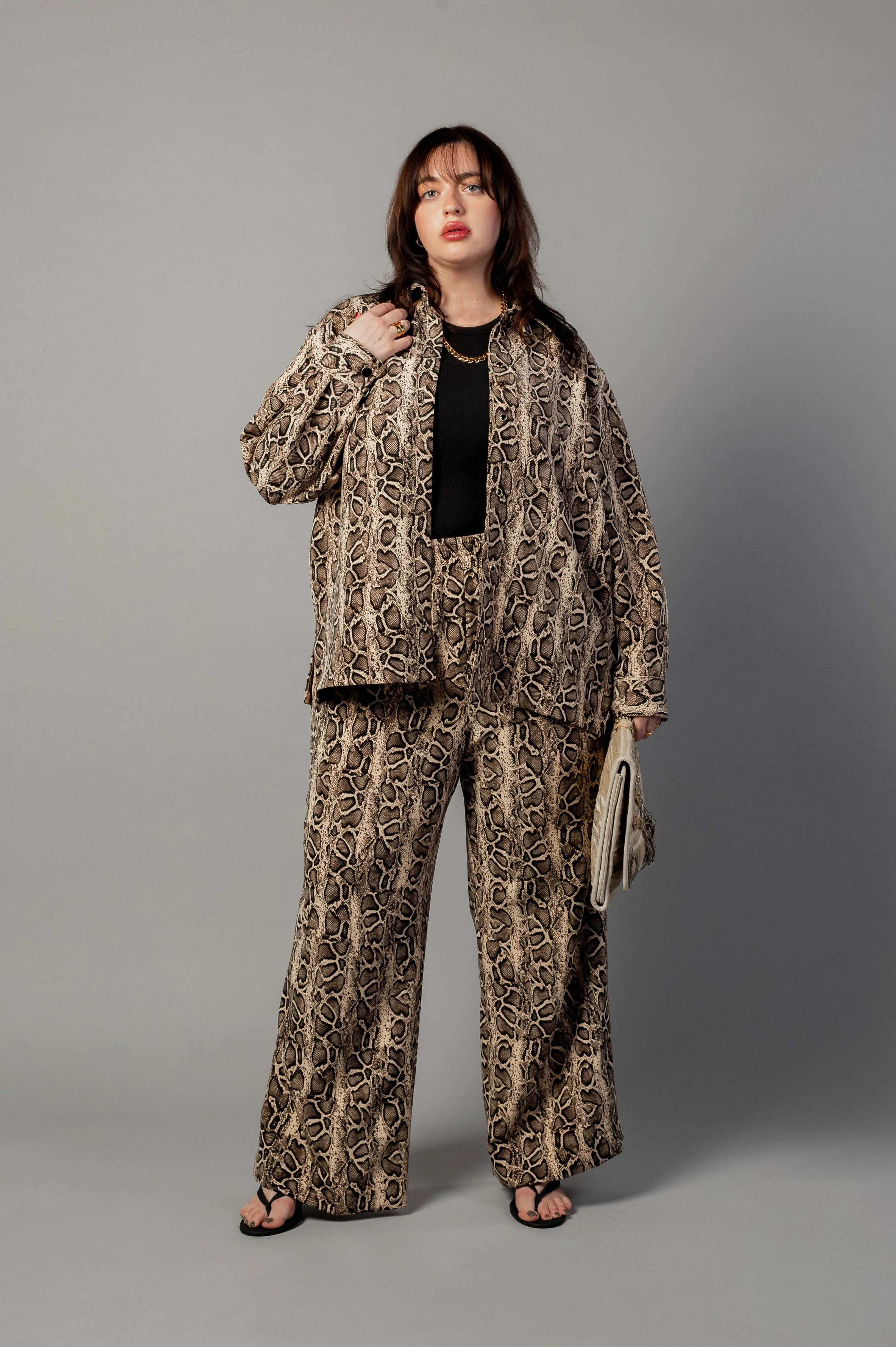 Riley & Quinn Pajama Style Co-Ordinated Set Python | BAACAL Limited, LLC