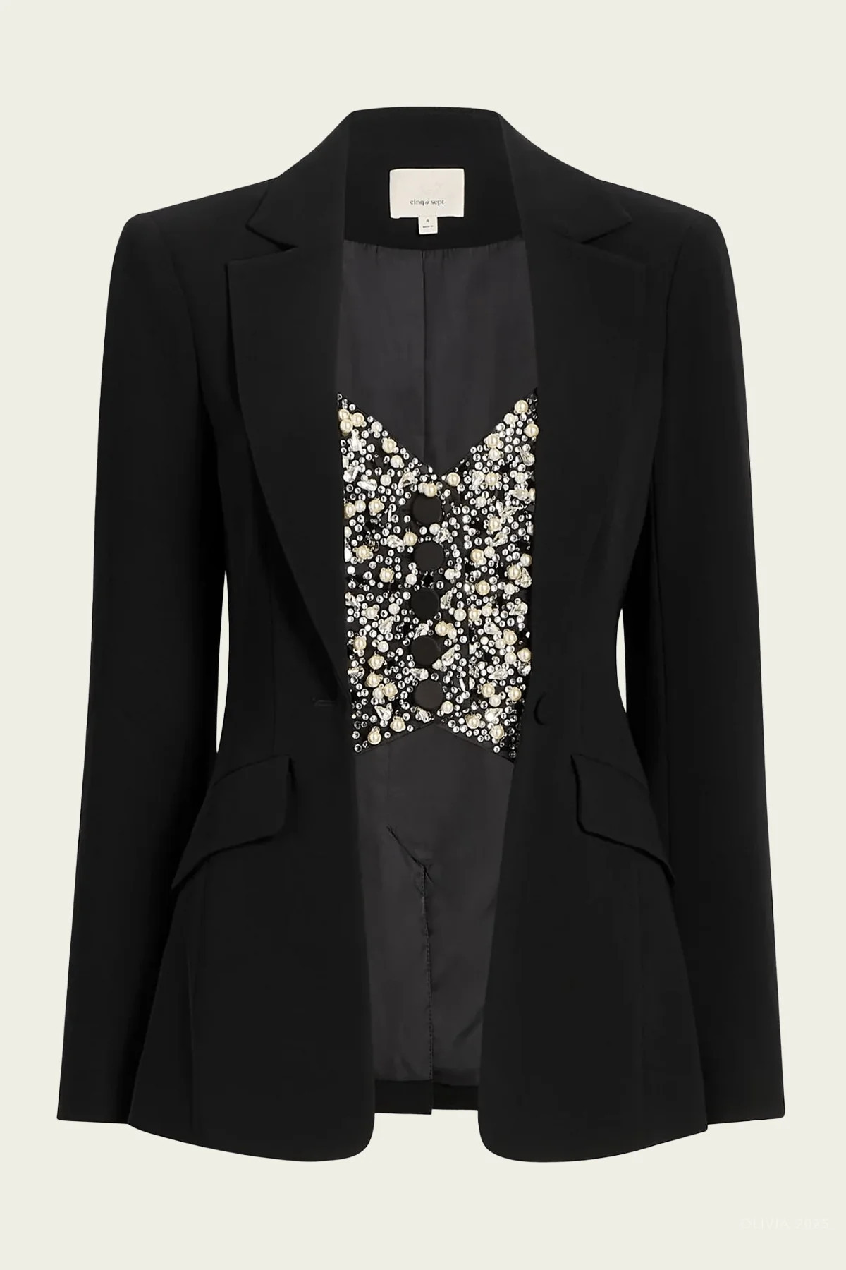 Cynthia Blazer in Black - Black 6 US | Shop Olivia