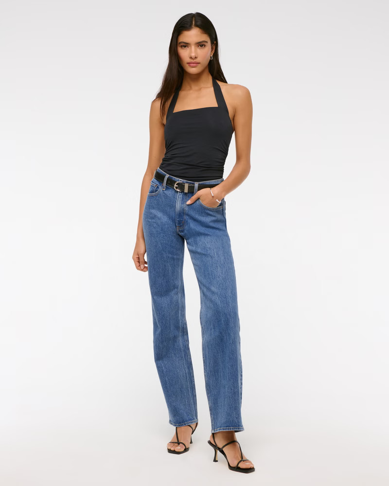 Women's Curve Love High Rise 90s Relaxed Jean | Women's Bottoms | Abercrombie.com | Abercrombie & Fitch (US)