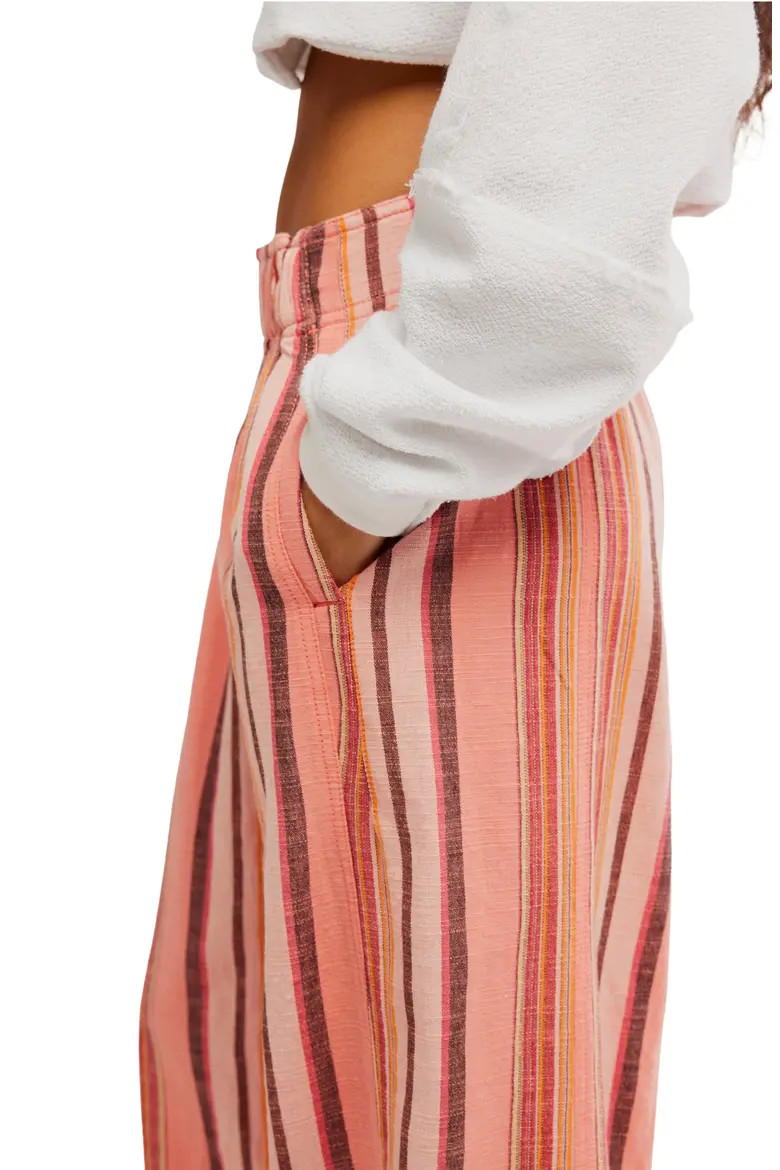 Days End Stripe Wide Leg Linen Pants (Women) | Nordstrom | Nordstrom