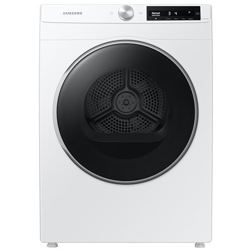 Samsung 4.0 cu. ft. Electric Dryer, Compact Clothes Drying Machine, Stackable for Small Spaces w/Sensor Dry, 12 Preset Cycles, Reversible Door, Internal Drum Light, DV25B6900EW/A2, White | Amazon (US)