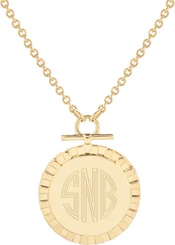 Brook and York Winnie Personalized Three Initial Pendant Necklace | Nordstrom | Nordstrom