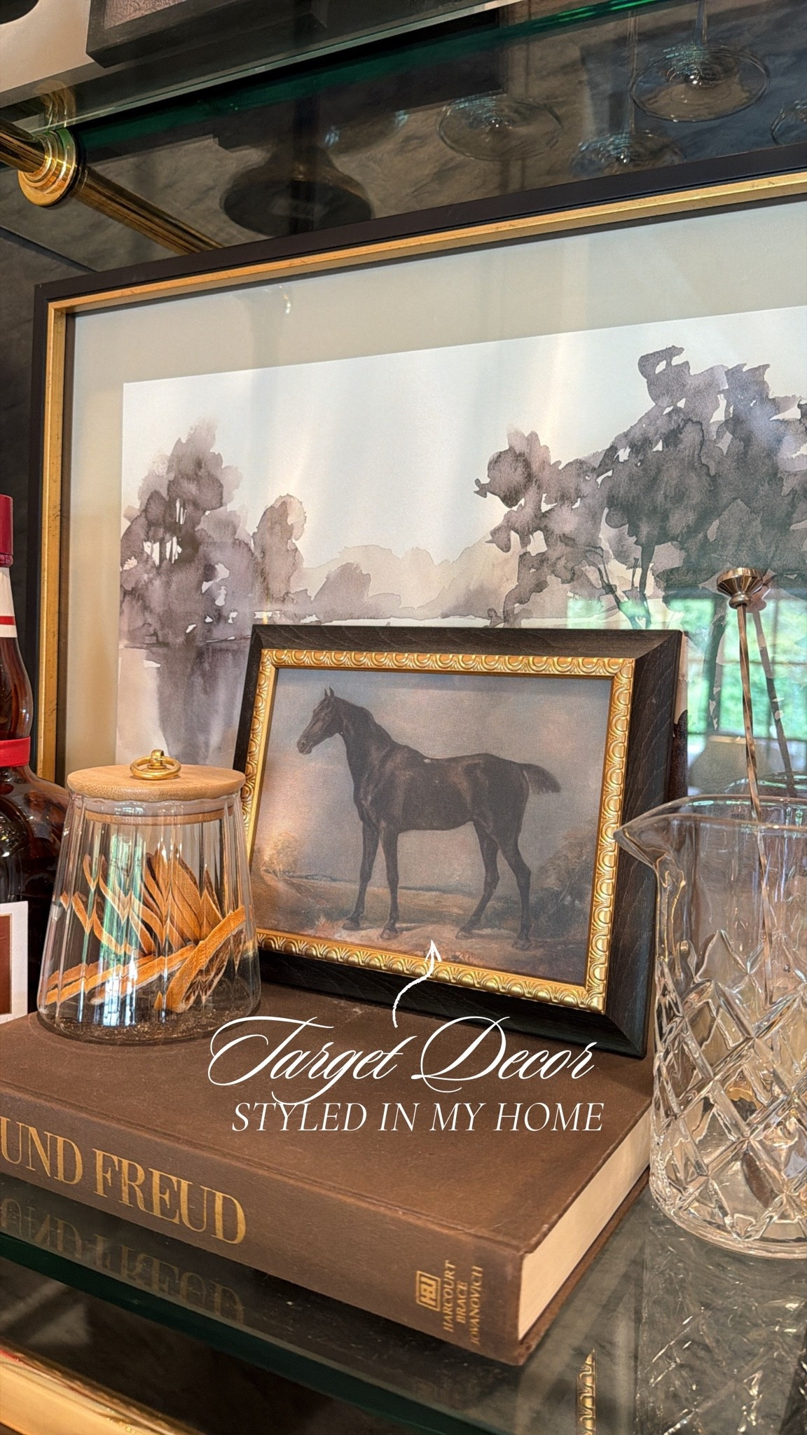 Slowly styling my shelves for fall and added this pretty artwork piece I found last week at Target! Just $16 🙌🏼 I put this piece on the shelves in our bar area. Linking other pieces I have on my shelves also for inspo!

#LTKHome #LTKSeasonal