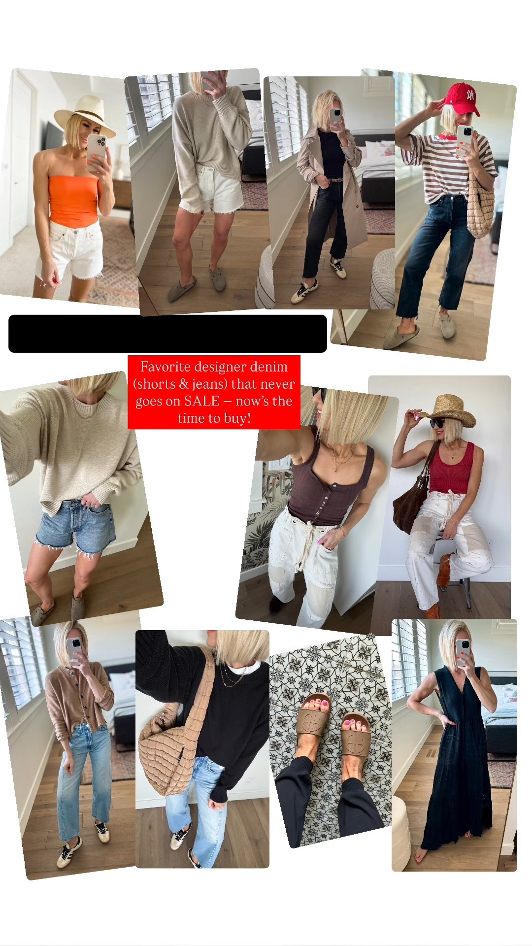 Buy more save more event for a limited time! Some of my most worn designer jeans and shorts are apart of the SALE! 
My favorite summer slides and coverup are on sale too. 
Everything fits tts. I always suggest sizing up in shorts if you’re between sizes. A loose fit is what makes shorts flattering!🤩

#LTKSeasonal #LTKTravel #LTKSaleAlert