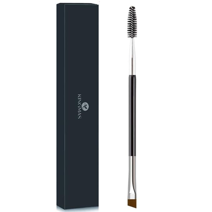 KINGMAS Eyebrow Brush, Professional Dual Angled Eye Brow Brush and Spoolie Brush Eyelash Comb Eye... | Amazon (US)