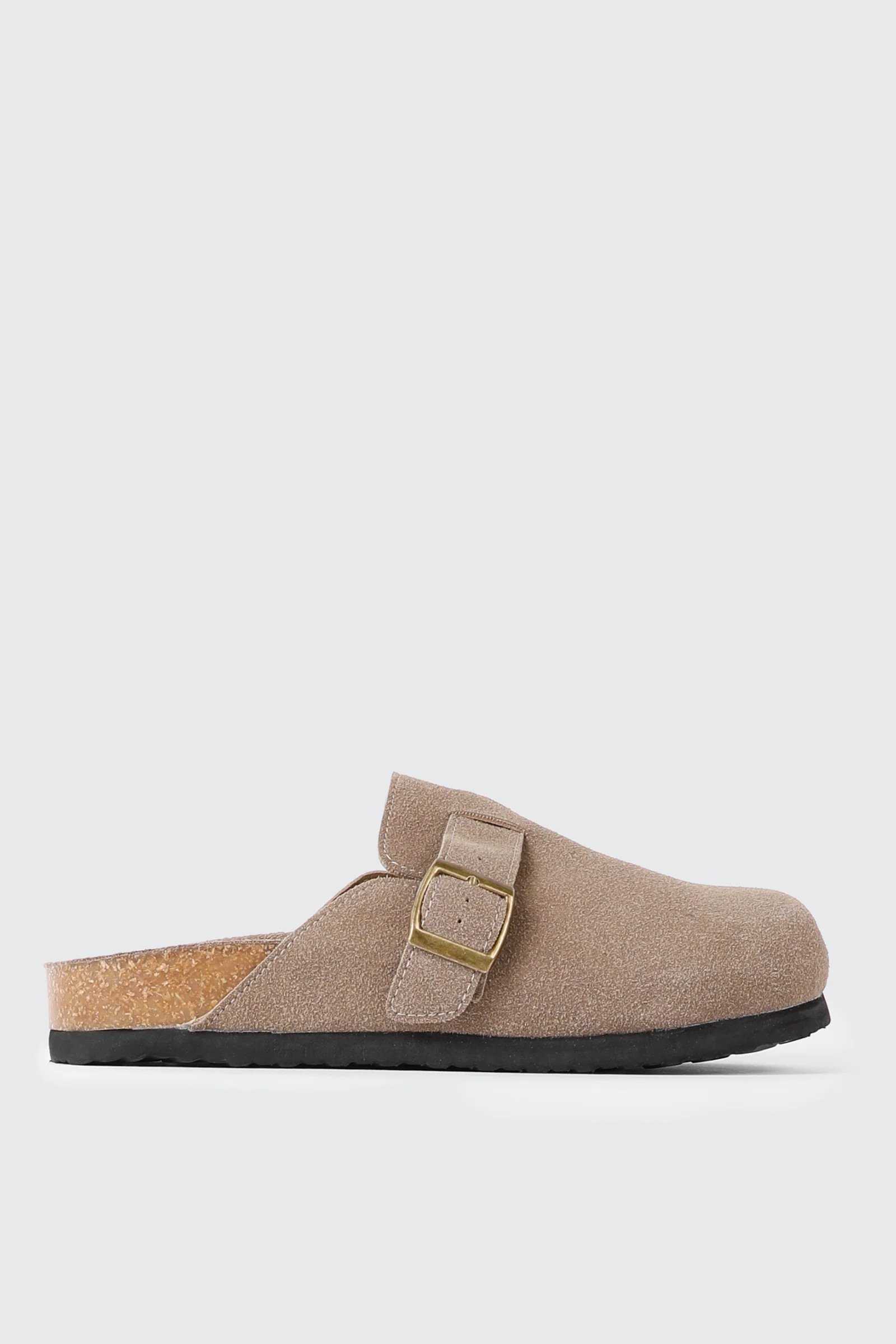 Faux Suede Mule Flats Beige | Ardene Canada | Ardene US