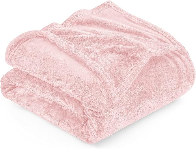 Utopia Bedding Fleece Blanket Queen Size Pink 300GSM Luxury Fuzzy Soft Anti-Static Microfiber Bed... | Amazon (US)