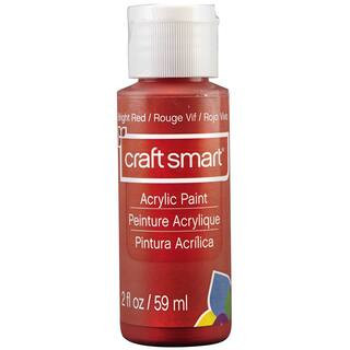 2 oz Acrylic Paint by Craft Smart® in Bright Red | 2 fl oz | Michaels® | Michaels Stores