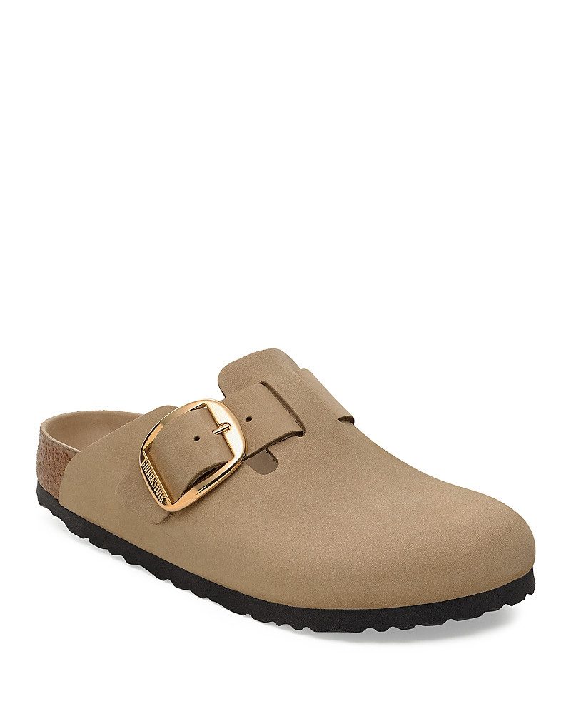 Birkenstock Women's Boston Big Buckle Nubuck Leather Clogs | Bloomingdale's (US)